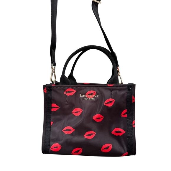 Kate Spade - New York The Little Better Sam Kisses Lips Mini Tote - New - Picture 2 of 5